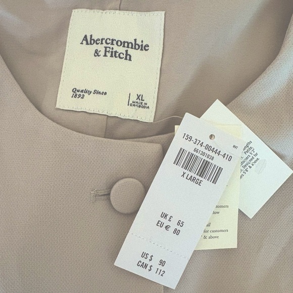 NEW Abercrombie & Fitch Mara high-neck vest dress - Picture 4 of 8